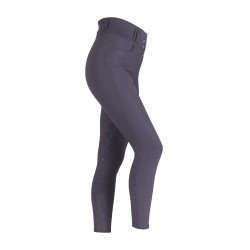Pantalón de equitación Optima Luxe Shires Aubrion Negro