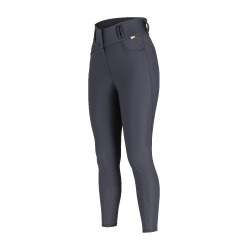 Pantalón de equitación Optima Luxe Shires Aubrion Negro