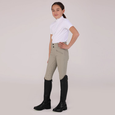 Pantalón equitación junior Optima GX Aubrion Shires