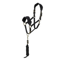 Cabezal y ramal polar Shires Arma Negro