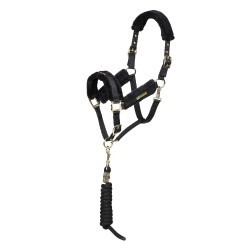 Cabezada y ramal de equitación Shires Arma, acolchados