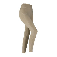 Leggings de equitación Hudson Shires Aubrion Beige