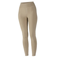 Leggings de equitación Hudson para niña Shires Aubrion Beige
