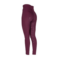 Leggings de equitación Eltar joven jinete Shires Aubrion Negro cereza