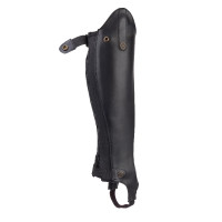 Mini-chaps sintéticas para adulto Shires Moretta Negro