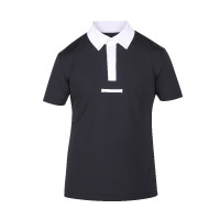 Camisa de concurso con cremallera Optima MX para hombre Shires Aubrion Negro