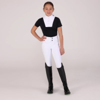 Camisa de concurso Optima MX joven jinete Shires Aubrion Negro