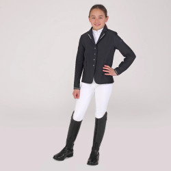 Chaqueta de competición ecuestre joven jinete Aubrion Optima LX