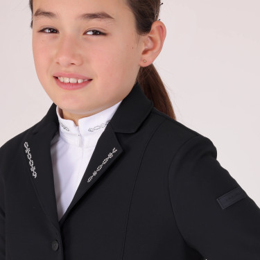 Chaqueta de competición ecuestre joven jinete Aubrion Optima LX