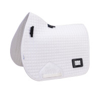 Manta de silla numerada Shires Arma Blanco