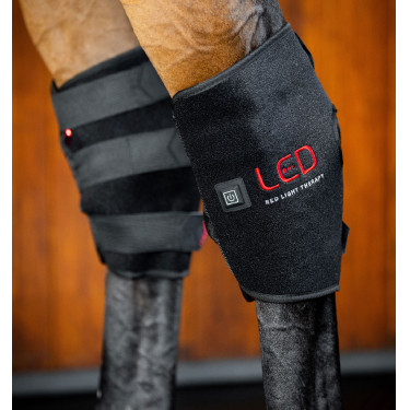 Guarniciones terapéuticas de luz roja LED para babillas Horseware® Par Guarniciones terapéuticas de luz roja LED para babillas Horseware® Par