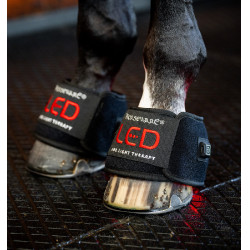 Mini vendas de terapia con luz roja LED Horseware Lote de 4 Mini vendas de terapia con luz roja LED Horseware Lote de 4