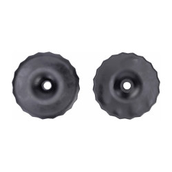 Arandelas de bocado de silicona para equitación Shires