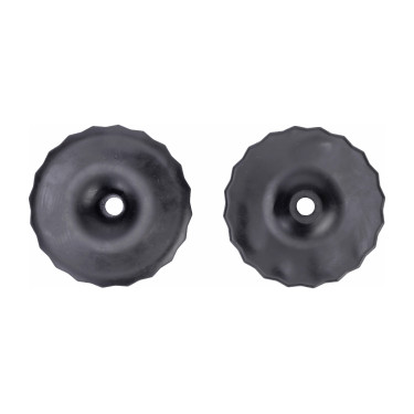 Arandelas de bocado de silicona para equitación Shires