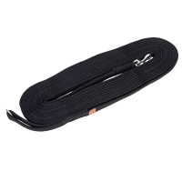 Correa extralarga de cinta acolchada Shires Digby & Fox Negro