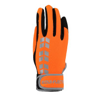 Guantes de equitación Shires Equi-Flector® Naranja vivo