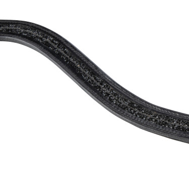 Frontal de strass negro para brida de equitación Shires