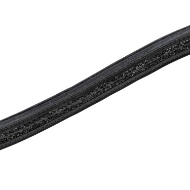 Frontal de strass negro para brida de equitación Shires