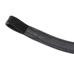 Frontal de strass negro para brida de equitación Shires