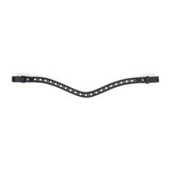 Frontal de brida con strass negro Shires Velociti GARA