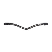 Frontal de strass negro Shires Velociti Gara Negro