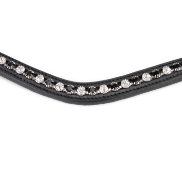 Frontal de brida con strass negro Shires Velociti GARA