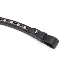 Frontal de brida con strass negro Shires Velociti GARA