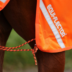 Manta de grupa reflectante para equitación Shires