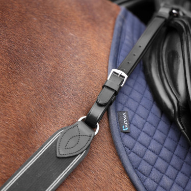Pechopetral elástico de equitación Shires Velociti