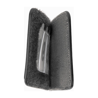 Soporte para número de manta x4 Shires Velociti Negro