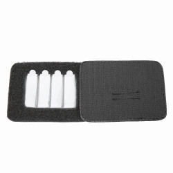 Soporte para número de manta x4 Shires Velociti Negro