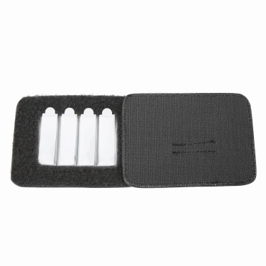 Soporte para número de manta x4 Shires Velociti Negro
