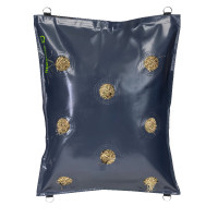 Bolsa de heno con cremallera de PVC resistente Shires FreeGraze Marino Azul marino