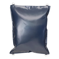 Bolsa de heno con cremallera de PVC resistente Shires FreeGraze Marino Azul marino