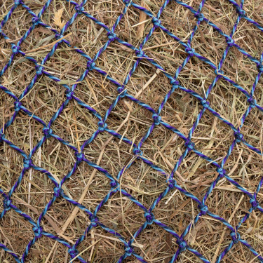 Red de heno antiglotones Colour-Twist Shires Cordon trenzado azul