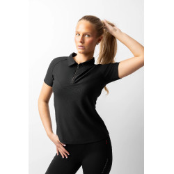 Polo ecuestre mujer Vertigo Giselle bicolor | EQUI-CLIC