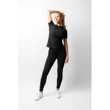 Polo ecuestre mujer Vertigo Giselle bicolor | EQUI-CLIC
