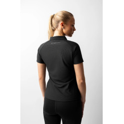 Polo ecuestre mujer Vertigo Giselle bicolor | EQUI-CLIC