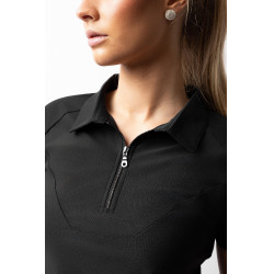 Polo ecuestre mujer Vertigo Giselle bicolor | EQUI-CLIC