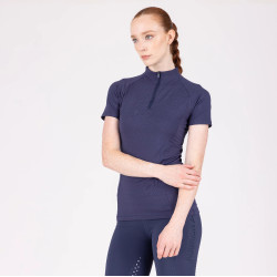 Camiseta base ecuestre manga corta UPF50+ Aubrion