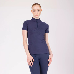 Camiseta base ecuestre manga corta UPF50+ Aubrion