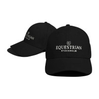 Gorra Young Rider Negra Blanca
