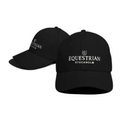 Gorra Young Rider Negra Blanca
