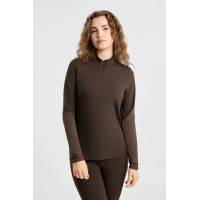 Camiseta de entrenamiento Arlena para mujer B Vertigo Café turco Marr&amp;amp;amp;oacute;n
