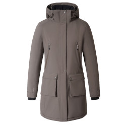 Parka Covalliero AH26 Mujer Chocolate con leche Gris