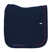 Mantilla Esencial Dressage GEM Equitación Azul marino / logo burdeos