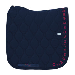 Mantilla Esencial Dressage GEM Equitación Azul marino / logo burdeos Mantilla Esencial Dressage GEM Equitación Azul marino / logo burdeos