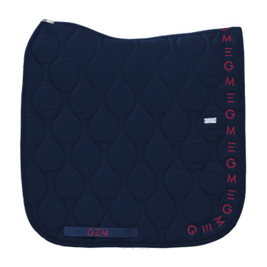 Mantilla Esencial Dressage GEM Equitación Azul marino / logo burdeos Mantilla Esencial Dressage GEM Equitación Azul marino / logo burdeos