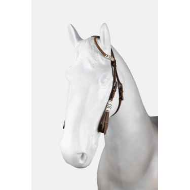 brida western de una oreja con decoración de rawhide brida western de una oreja con decoración de rawhide