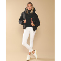 Chaqueta acolchada Royale GEM Equitación mujer Negro